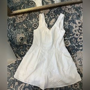 white romper from mi ami by Francesca’s size medium!